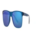 MAUI JIM Man Sunglasses Pailolo - Frame color: Blue, Lens color: Blue Hawaii Mirror Polarized