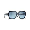CHANEL Woman Sunglasses Square Sunglasses CH5479A - Frame color: Blue, Lens color: Blue
