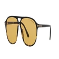 TOM FORD Man Sunglasses Bruce - Frame color: Black, Lens color: Brown