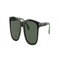 EMPORIO ARMANI Unisex Sunglasses EK4184 Kids - Frame color: Shiny Black, Lens color: Dark Green