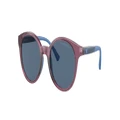 EMPORIO ARMANI Unisex Sunglasses EK4185 Kids - Frame color: Transparent Violet, Lens color: Dark Blue