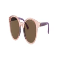 EMPORIO ARMANI Unisex Sunglasses EK4185 Kids - Frame color: Transparent Pink, Lens color: Dark Brown