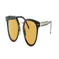 PRADA Man Sunglasses PR 17YS - Frame color: Black, Lens color: Yellow Orange