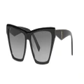 SAINT LAURENT Woman Sunglasses SL M103 - Frame color: Black, Lens color: Black