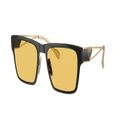 PRADA Man Sunglasses PR 71ZS - Frame color: Black, Lens color: Yellow