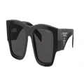 PRADA Man Sunglasses PR 10ZS - Frame color: Black, Lens color: Dark Grey