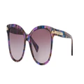 COACH Woman Sunglasses HC8132 L109 - Frame color: Purple Confetti Tortoise, Lens color: Purple Gradient