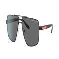 ARMANI EXCHANGE Man Sunglasses AX2037S - Frame color: Matte Black, Lens color: Polarized Grey