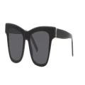 SAINT LAURENT Woman Sunglasses SL M106 - Frame color: Black, Lens color: Black