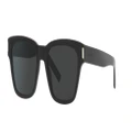 SAINT LAURENT Unisex Sunglasses SL 560 - Frame color: Black, Lens color: Black