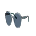 VOGUE EYEWEAR Unisex Sunglasses VJ2018 - Frame color: Transparent Light Blue, Lens color: Dark Blue