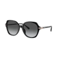 COACH Woman Sunglasses HC8377U CL925 - Frame color: Black, Lens color: Grey Gradient Polar