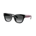 COACH Woman Sunglasses HC8379U CL920 - Frame color: Black, Lens color: Grey Gradient Polar