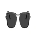 PERSOL Unisex Sunglasses PO3330S - Frame color: Black Horn, Lens color: Polar Black