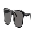 EMPORIO ARMANI Man Sunglasses EA4208 - Frame color: Shiny Black/Top Crystal, Lens color: Dark Grey Polarized