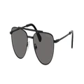 SWAROVSKI Woman Sunglasses SK7007 - Frame color: Black, Lens color: Dark Grey Polarized