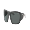 ARNETTE Unisex Sunglasses AN4297 Snap II - Frame color: Matte Dark Grey, Lens color: Polarized Dark Grey