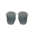 MAUI JIM Unisex Sunglasses Kaala - Frame color: Silver, Lens color: Neutral Grey Polarized