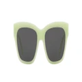 CELINE Woman Sunglasses Triomphe - Frame color: Green, Lens color: Grey