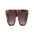 CELINE Woman Sunglasses CL40256I - Frame color: Tortoise, Lens color: Brown