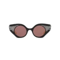 GUCCI Woman Sunglasses GG1327S - Frame color: Black, Lens color: Brown