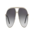 TOM FORD Man Sunglasses Xavier TF - Frame color: Shiny Silver, Lens color: Grey Gradient