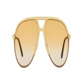 TOM FORD Man Sunglasses Xavier TF - Frame color: Shiny Gold, Lens color: Brown Gradient