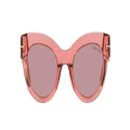 TOM FORD Woman Sunglasses Lucilla - Frame color: Pink, Lens color: Purple