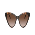 MICHAEL KORS Woman Sunglasses MK2195U Harbour Island - Frame color: Dark Tortoise, Lens color: Brown Gradient