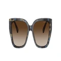 MICHAEL KORS Woman Sunglasses MK2199 Acadia - Frame color: Bright Blue Tortoise, Lens color: Brown Gradient