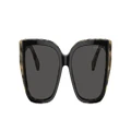 MICHAEL KORS Woman Sunglasses MK2199 Acadia - Frame color: Bi-layer Black/Amber Tortoise, Lens color: Dark Grey Solid