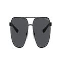 ARMANI EXCHANGE Man Sunglasses AX2047S - Frame color: Matte Black, Lens color: Dark Grey