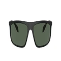 EMPORIO ARMANI Man Sunglasses EA4212U - Frame color: Matte Black/Rubber Green, Lens color: Dark Green