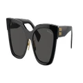 MIU MIU Woman Sunglasses MU 02ZS - Frame color: Black, Lens color: Dark Grey