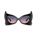 VERSACE Woman Sunglasses VE4463 - Frame color: Black, Lens color: Pink Gradient Blue