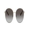 MICHAEL KORS Woman Sunglasses MK1119 Alpine - Frame color: Light Gold, Lens color: Dark Grey Gradient