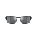 ARMANI EXCHANGE Man Sunglasses AX2046S - Frame color: Matte Black, Lens color: Light Grey Mirror Black