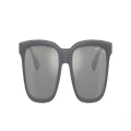 ARMANI EXCHANGE Man Sunglasses AX4112SU - Frame color: Matte Grey, Lens color: Grey Mirror Silver Polar