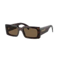 PRADA Woman Sunglasses PR A07SF - Frame color: Briar Trotoise, Lens color: Dark Brown Polarized