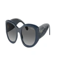VOGUE EYEWEAR Woman Sunglasses VO5525S - Frame color: Opal Dark Blue, Lens color: Grey Gradient Dark Grey