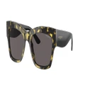 VOGUE EYEWEAR Woman Sunglasses VO5524S - Frame color: Yellow Tortoise, Lens color: Black Smoke