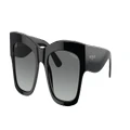 VOGUE EYEWEAR Woman Sunglasses VO5524S - Frame color: Black, Lens color: Grey Gradient