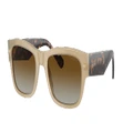VOGUE EYEWEAR Man Sunglasses VO5530S - Frame color: Opal Beige, Lens color: Polarized Gradient Brown