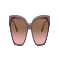 VOGUE EYEWEAR Woman Sunglasses VO5521S - Frame color: Top Red Purple/Old Pink, Lens color: Pink Gradient Brown