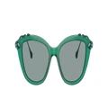 SWAROVSKI Woman Sunglasses SK6010 - Frame color: Opal Green, Lens color: Dark Grey