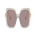 SWAROVSKI Woman Sunglasses SK6011 - Frame color: Transparent Light Brown, Lens color: Violet