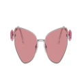 SWAROVSKI Woman Sunglasses SK7003 - Frame color: Silver, Lens color: Pink