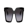 MIU MIU Woman Sunglasses MU 03YS - Frame color: Black, Lens color: Gradient Grey