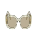 MIU MIU Woman Sunglasses MU 08YS - Frame color: Juta, Lens color: Light Brown