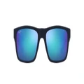 MAUI JIM Unisex Sunglasses The Flats - Frame color: Blue Multicolor, Lens color: Blue Mirror Polarized